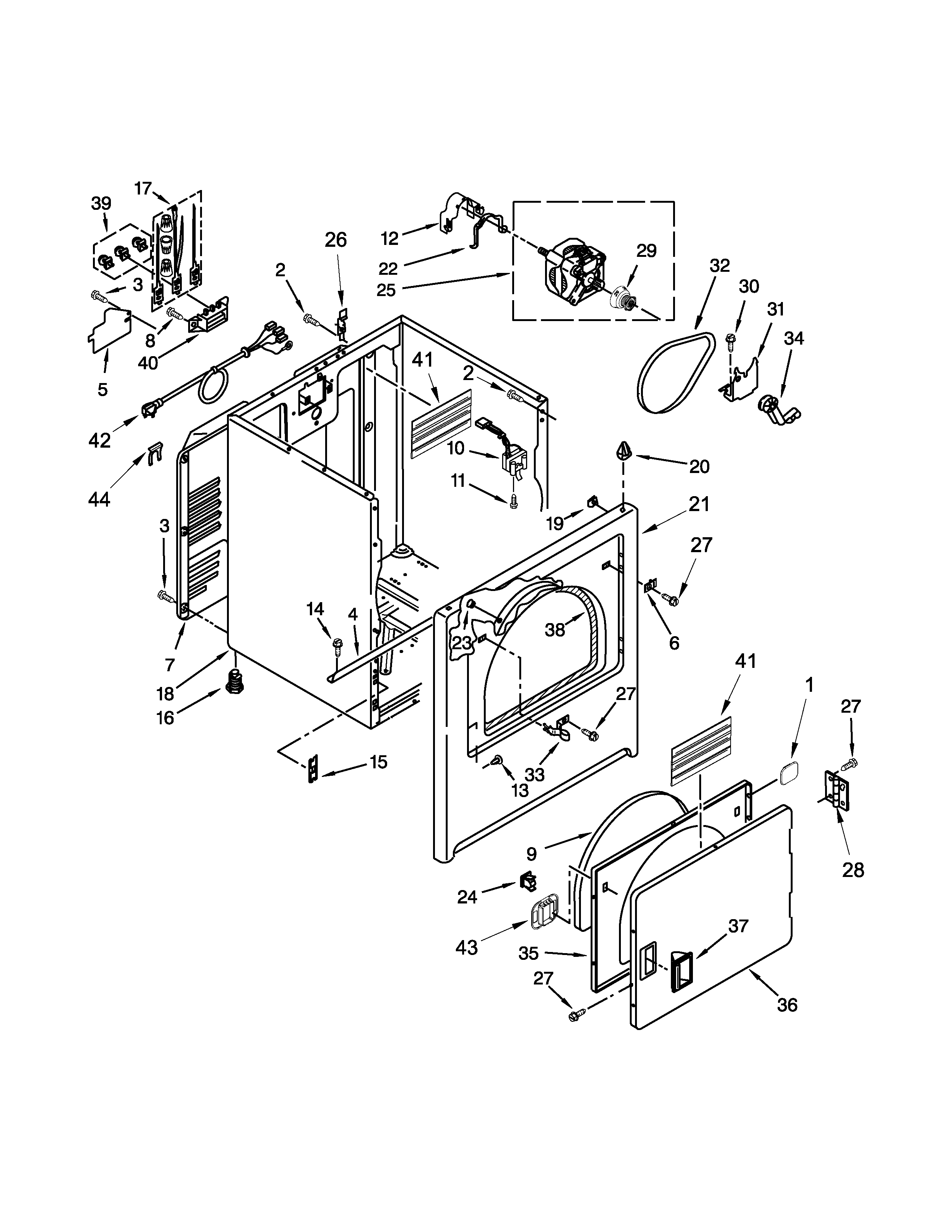 CABINET PARTS