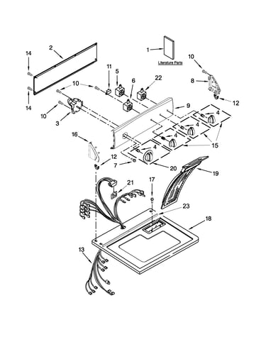 Top and console parts