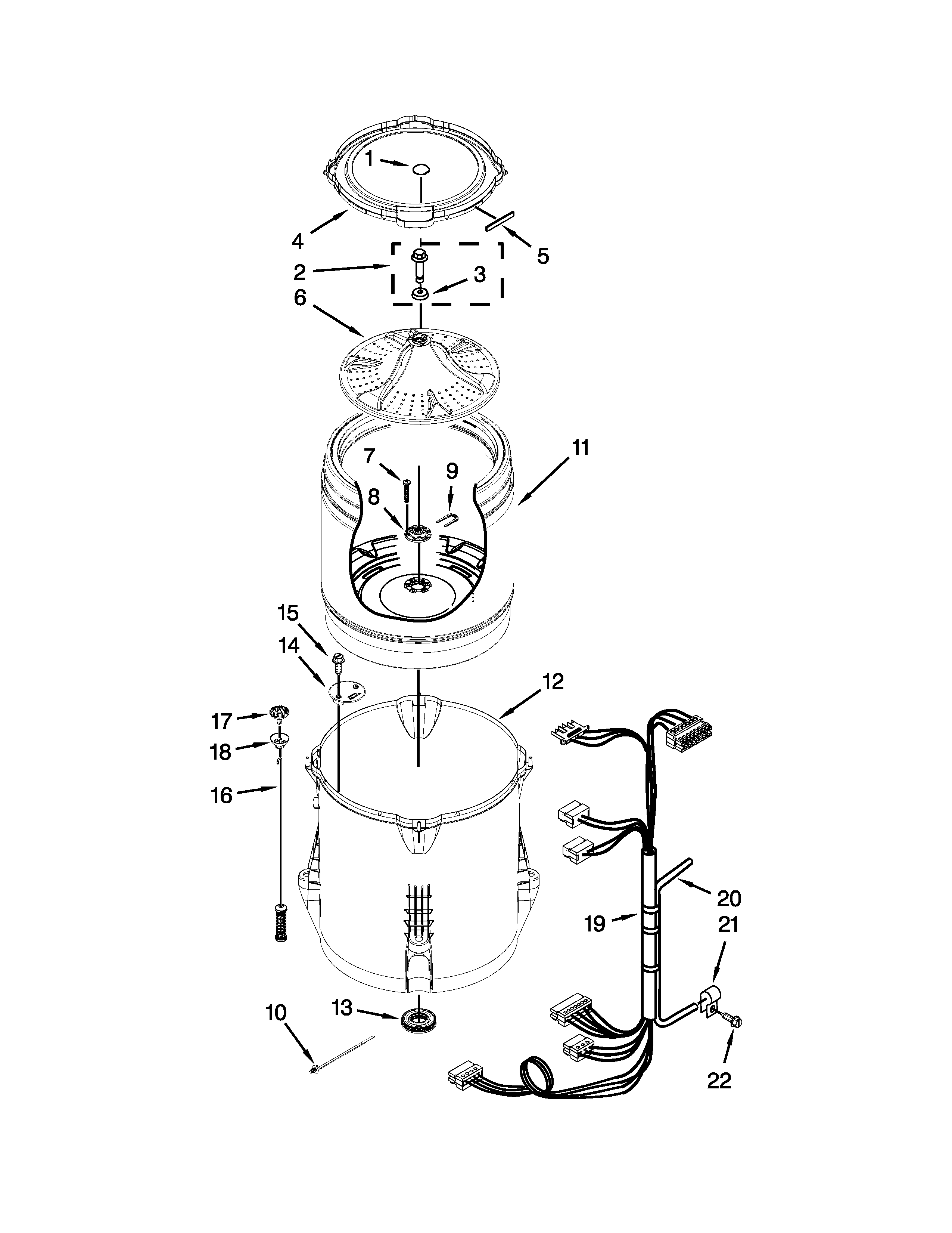 BASKET AND TUB PARTS