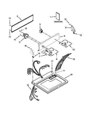 Top and console parts