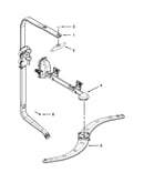 Upper wash and rinse parts