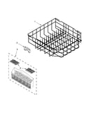 Lower rack parts