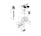 Kenmore 66513289K117 pump, washarm and motor parts diagram