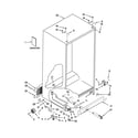 Kenmore 10650022211 cabinet parts diagram