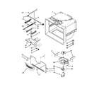 Kenmore 59669339010 freezer liner parts diagram