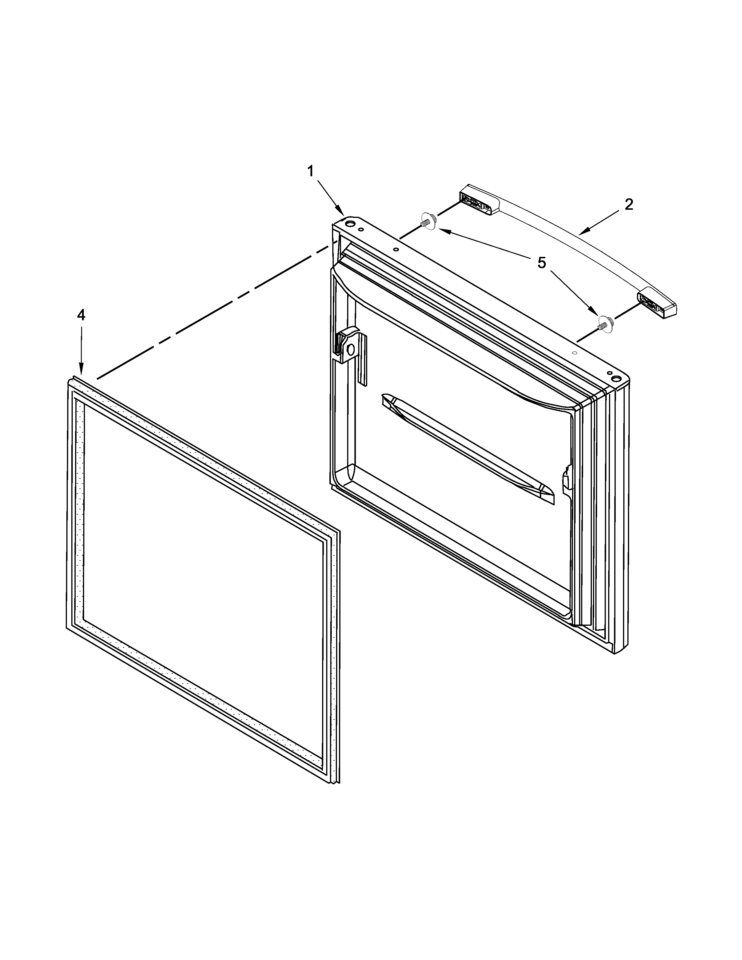 Freezer door parts