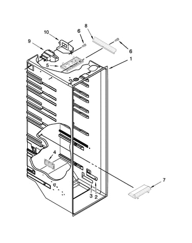 Refrigerator liner parts