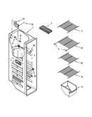 Freezer liner parts