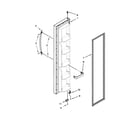 Kenmore 10641122211 freezer door parts diagram