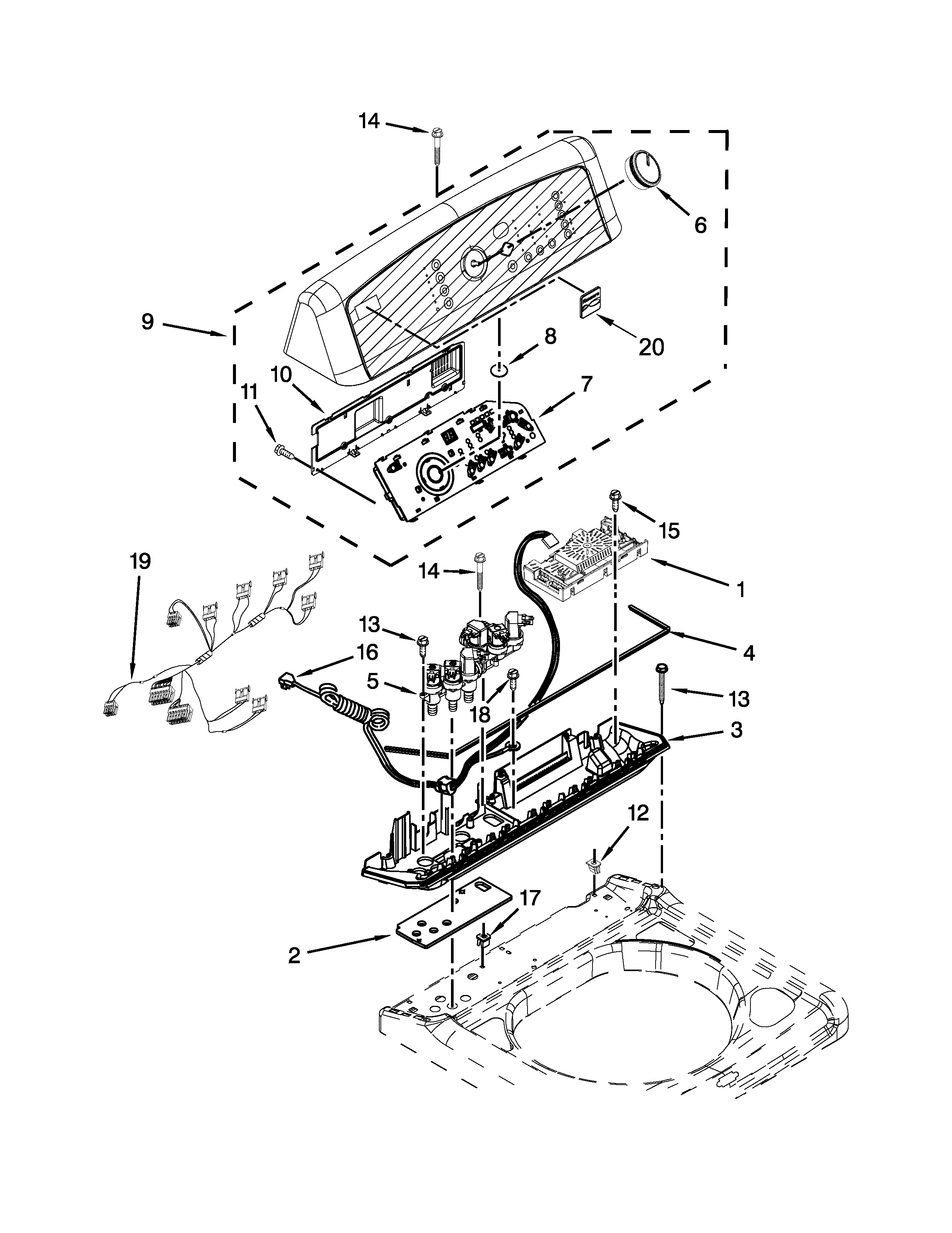 Control panel parts