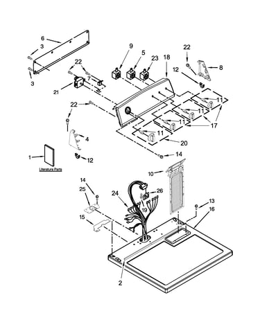 Top and console parts