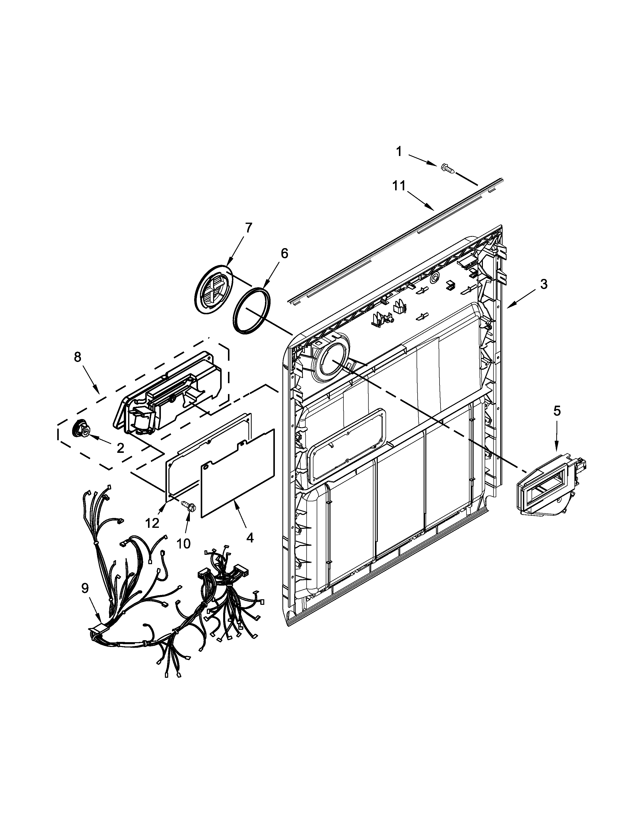 Inner door parts