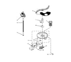 Kenmore 66512723K311 pump, washarm and motor parts diagram