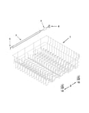 Upper rack and track parts