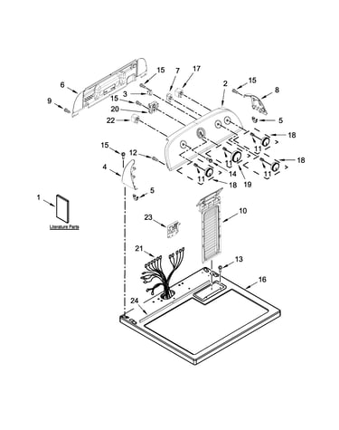 Top and console parts