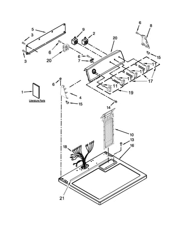 Top and console parts