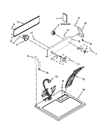 Top and console parts