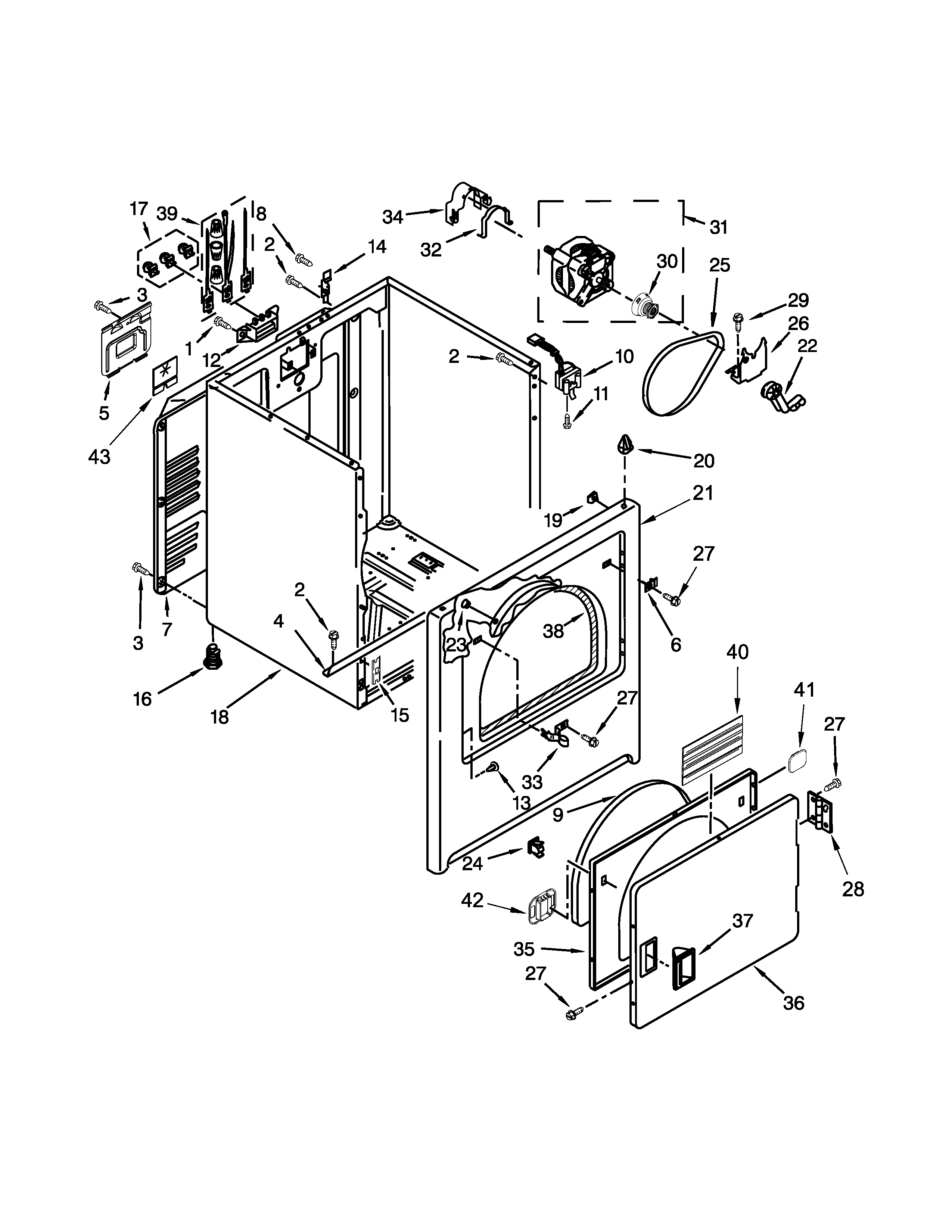 CABINET PARTS