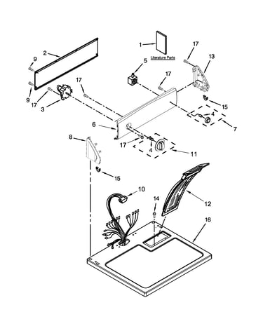 Top and console parts