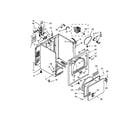 Kenmore 1106192311 cabinet parts diagram