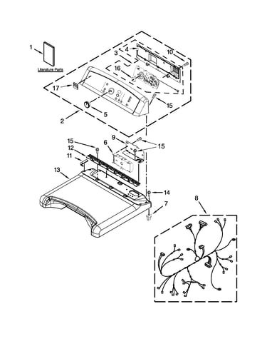 Top and console parts