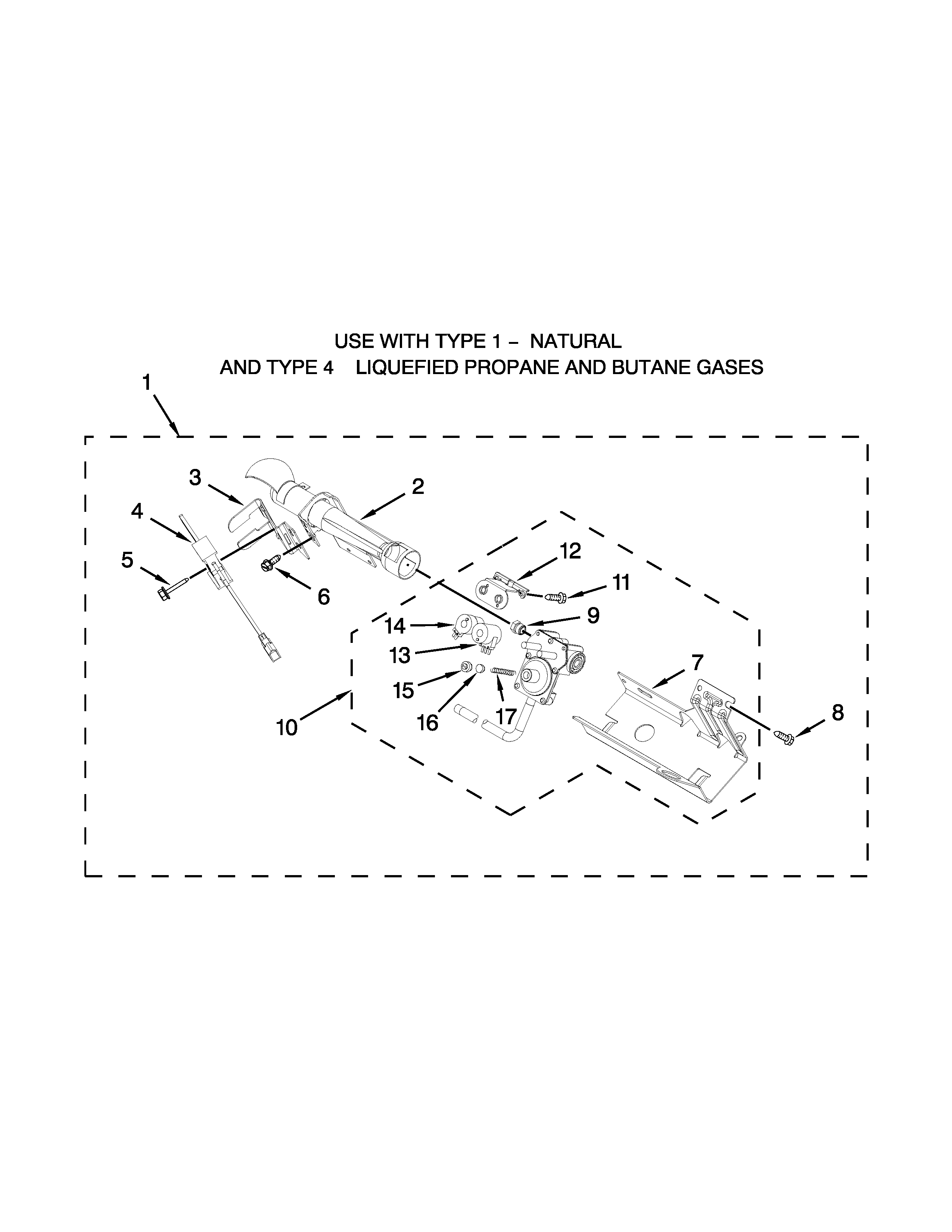 8557891 burner assembly