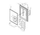 Kenmore Elite 59676263701 refrigerator door parts diagram