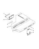 Control panel and latch parts