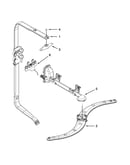 Upper wash and rinse parts