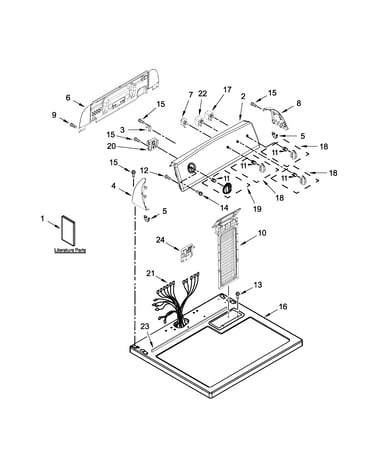 Top and console parts
