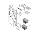 Kenmore Elite 10654784801 freezer liner parts diagram