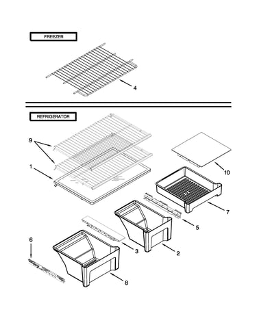 Shelf parts