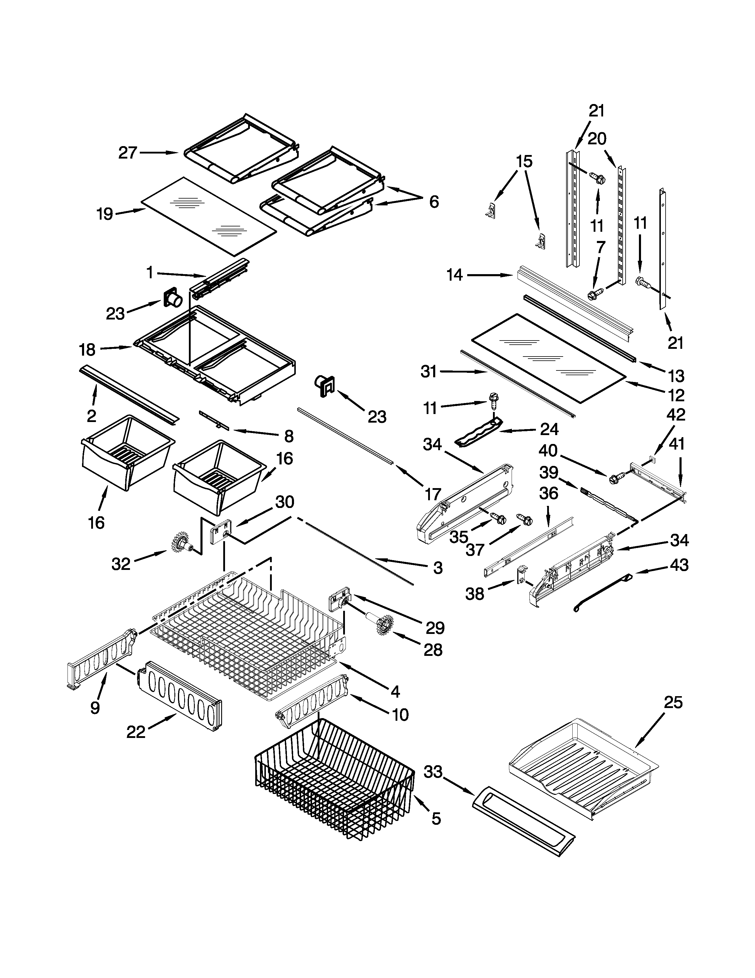 SHELF PARTS