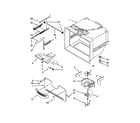 Kenmore 59669989014 freezer liner parts diagram