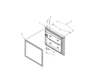 Kenmore 59669989014 freezer door parts diagram