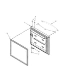 Freezer door parts