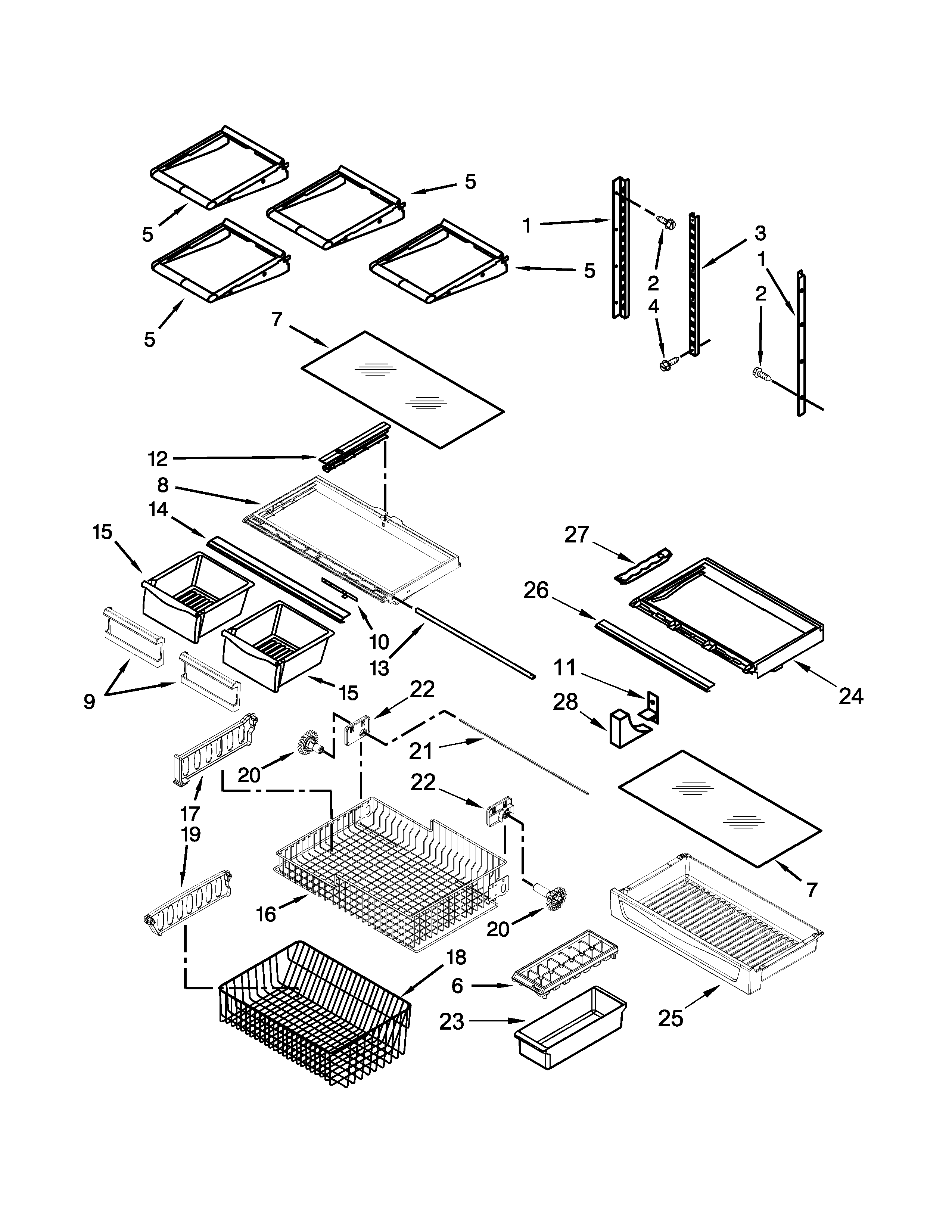 SHELF PARTS