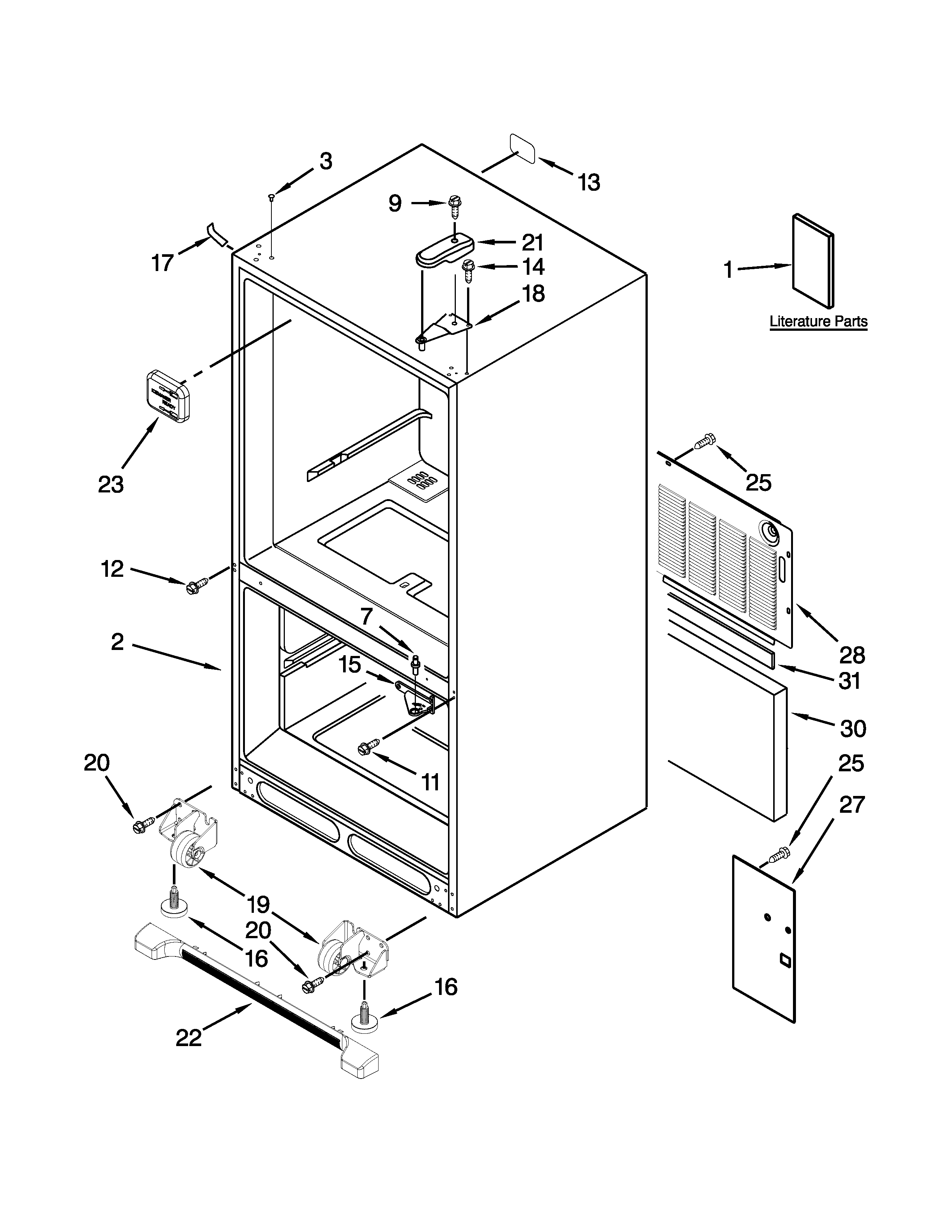 Cabinet parts
