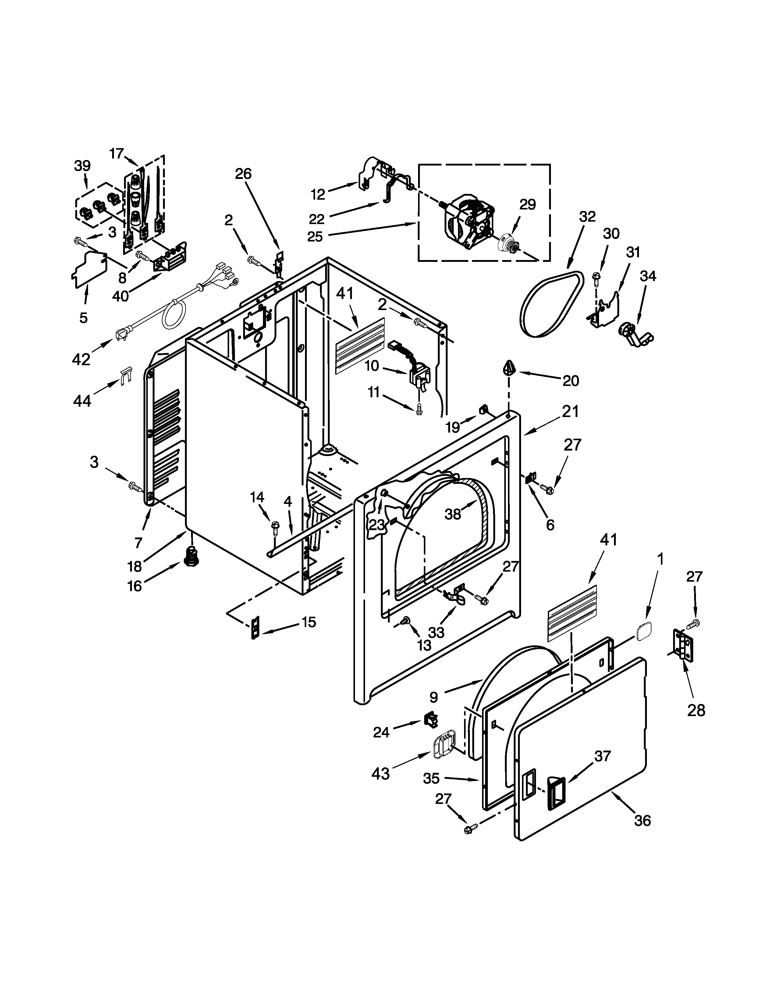 Cabinet parts