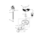 Kenmore 66515119K215 pump, washarm and motor parts diagram