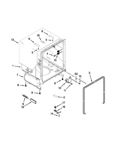 Tub and frame parts