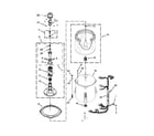 Kenmore 11023102311 basket and tub parts diagram
