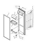 Refrigerator door parts