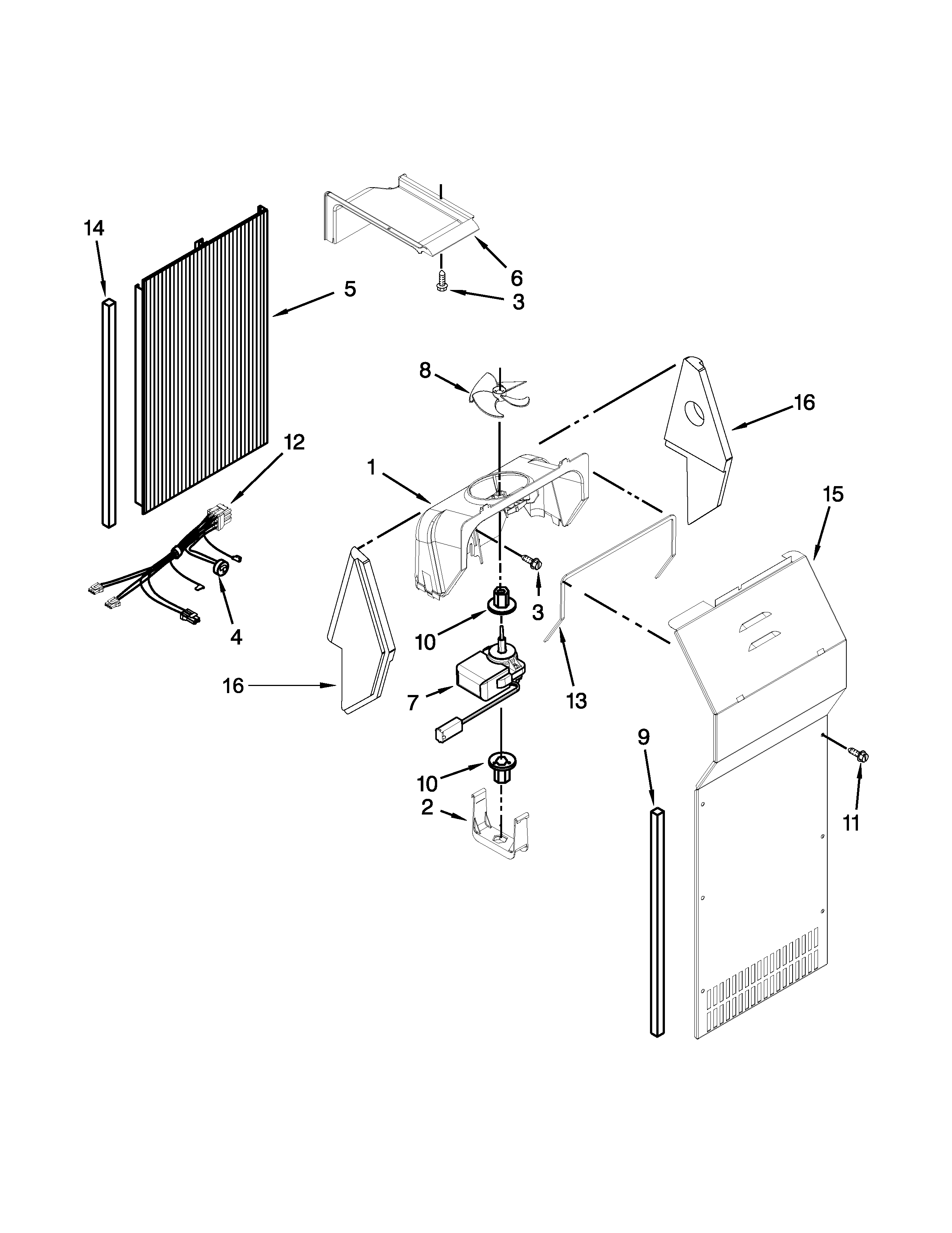 Air flow parts
