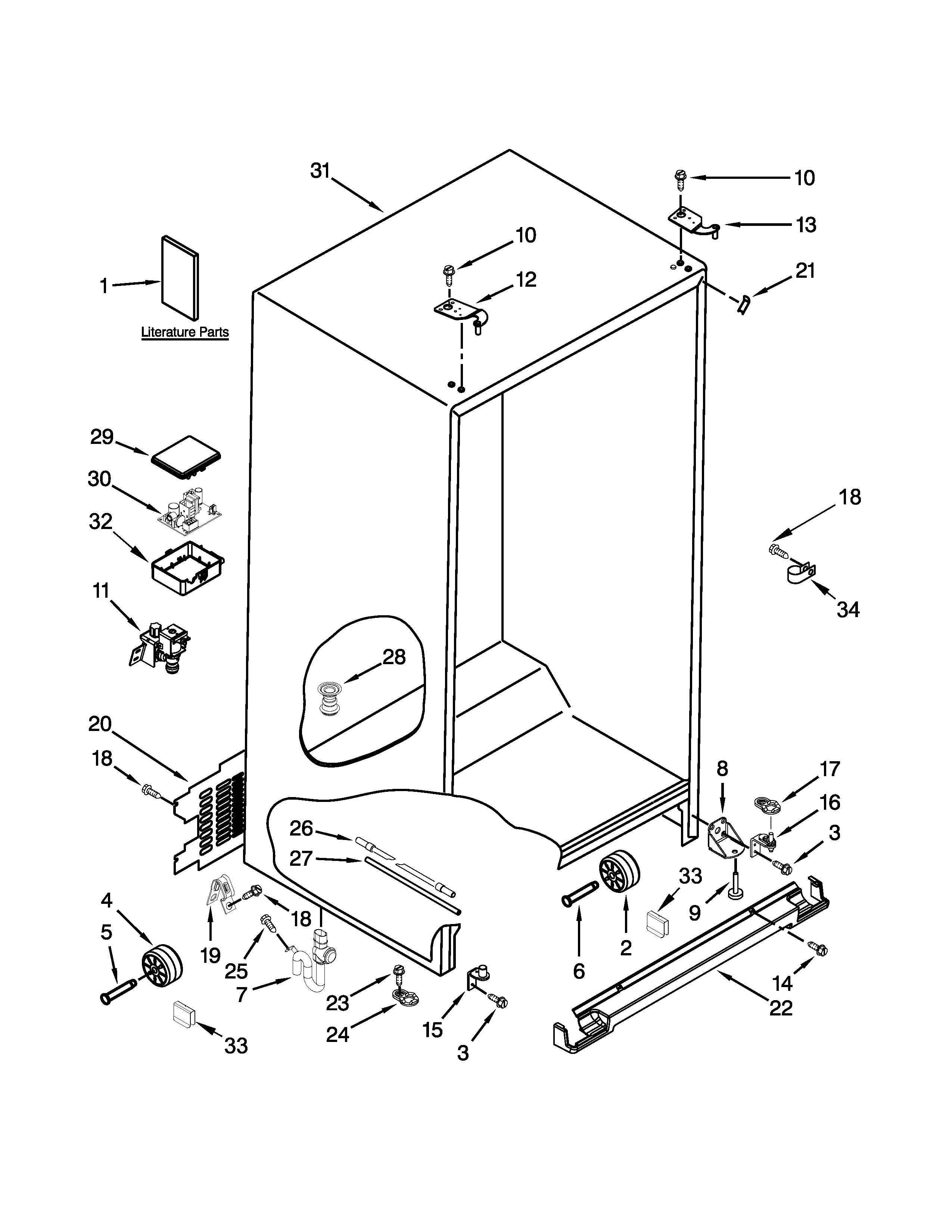 CABINET PARTS
