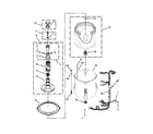 Kenmore 11020102312 basket and tub parts diagram