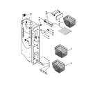 Kenmore Elite 10658712800 freezer liner parts diagram