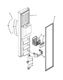 Freezer door parts