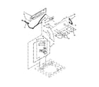 Kenmore 11020022014 controls and water inlet parts diagram