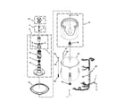 Kenmore 11020022014 basket and tub parts diagram